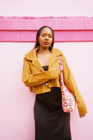 Matilde Bag Pink & Orange Square