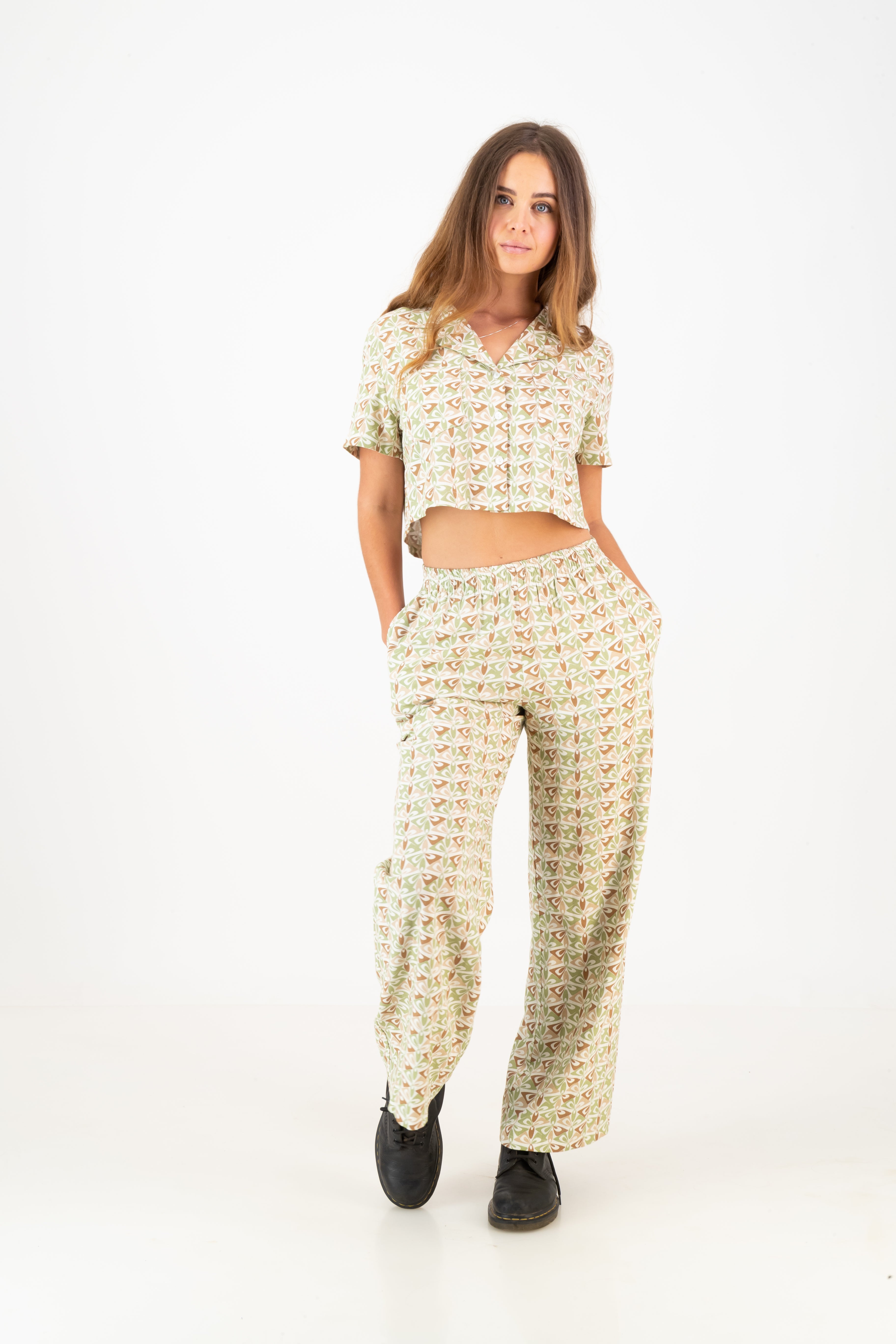 Gabrielle Trousers - 60s Print