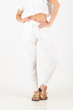 Gabrielle Trousers - White