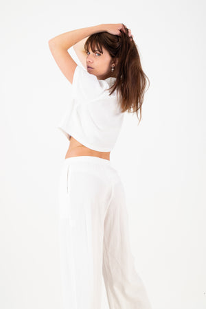 Gabrielle Trousers - White