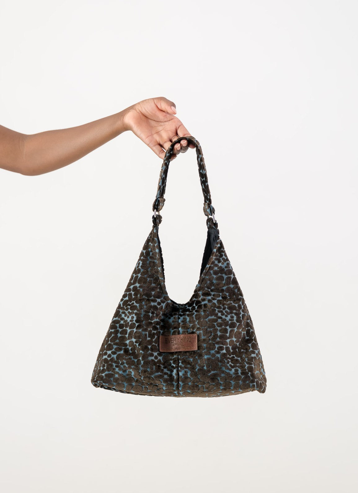 Mini Matilde Bag Blue & Brown Leopard