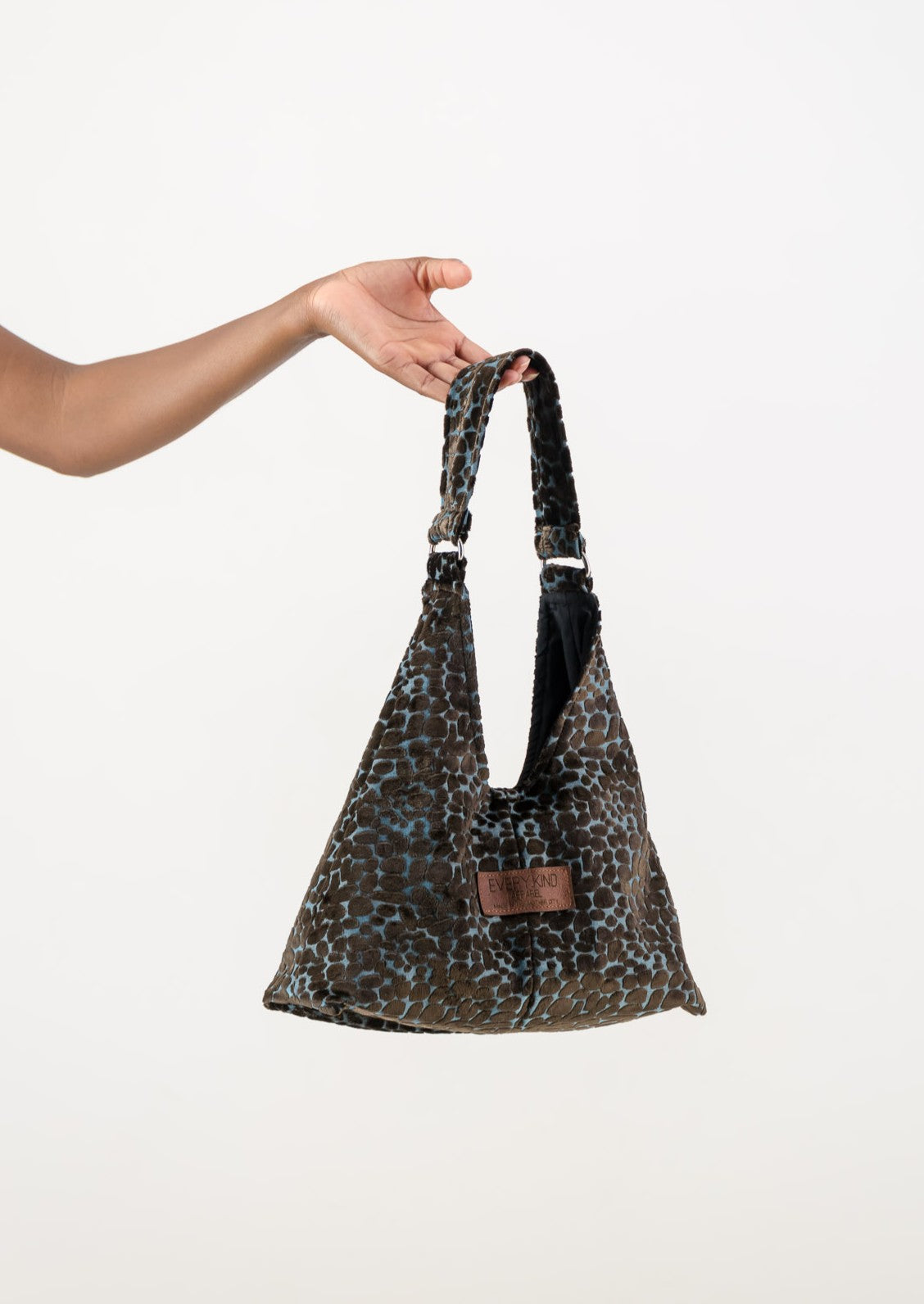 Mini Matilde Bag Blue & Brown Leopard