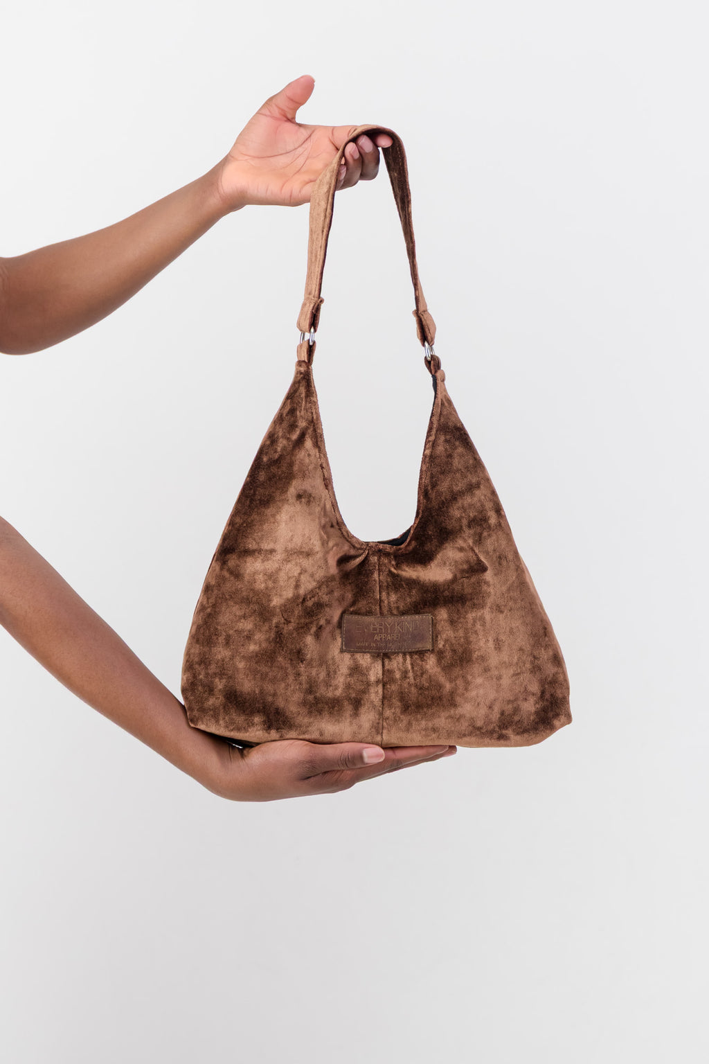 Mini Matilde Bag Chocolate Crushed Velvet