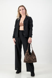 Gabrielle Pants - Black Linen
