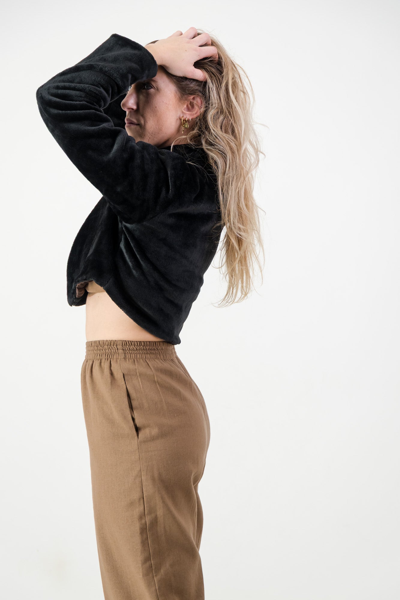 Isabella Jacket- Faux Black