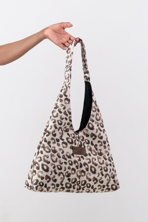 Matilde Bag Leopard Linen
