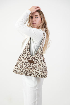 Matilde Bag Leopard Linen