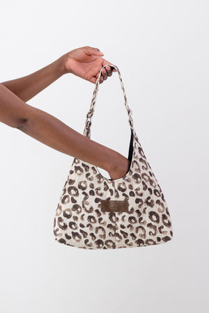 Mini Matilde Bag Leopard Linen