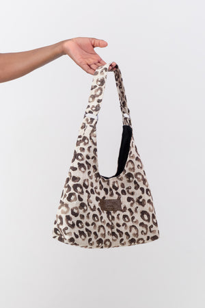 Mini Matilde Bag Leopard Linen