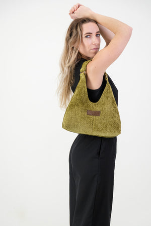 Mini Matilde Bag Chartreuse Velvet
