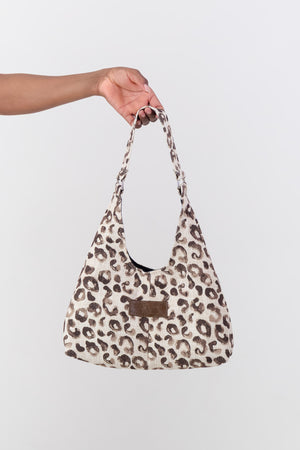 Mini Matilde Bag Leopard Linen
