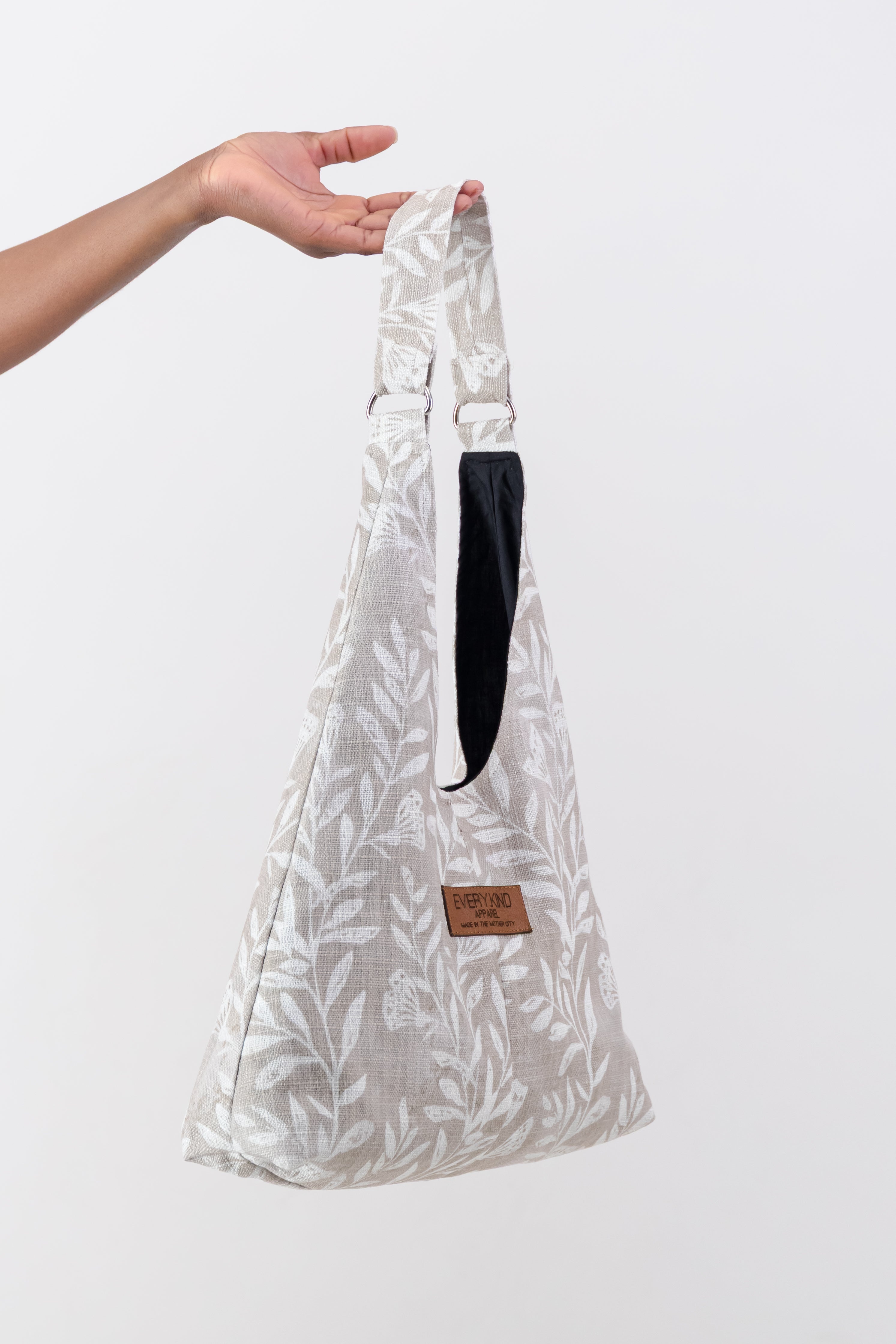 Matilde Bag Beige Floral Linen
