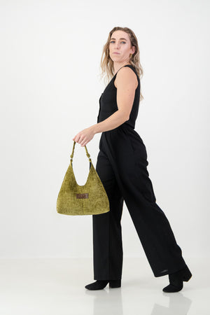 Mini Matilde Bag Chartreuse Velvet