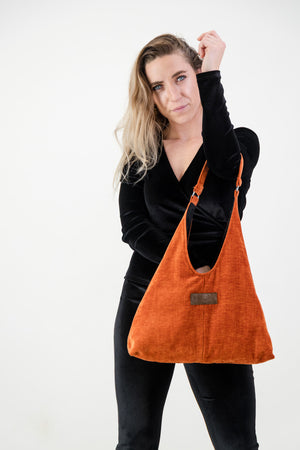 Matilde Bag Burnt Orange Velvet