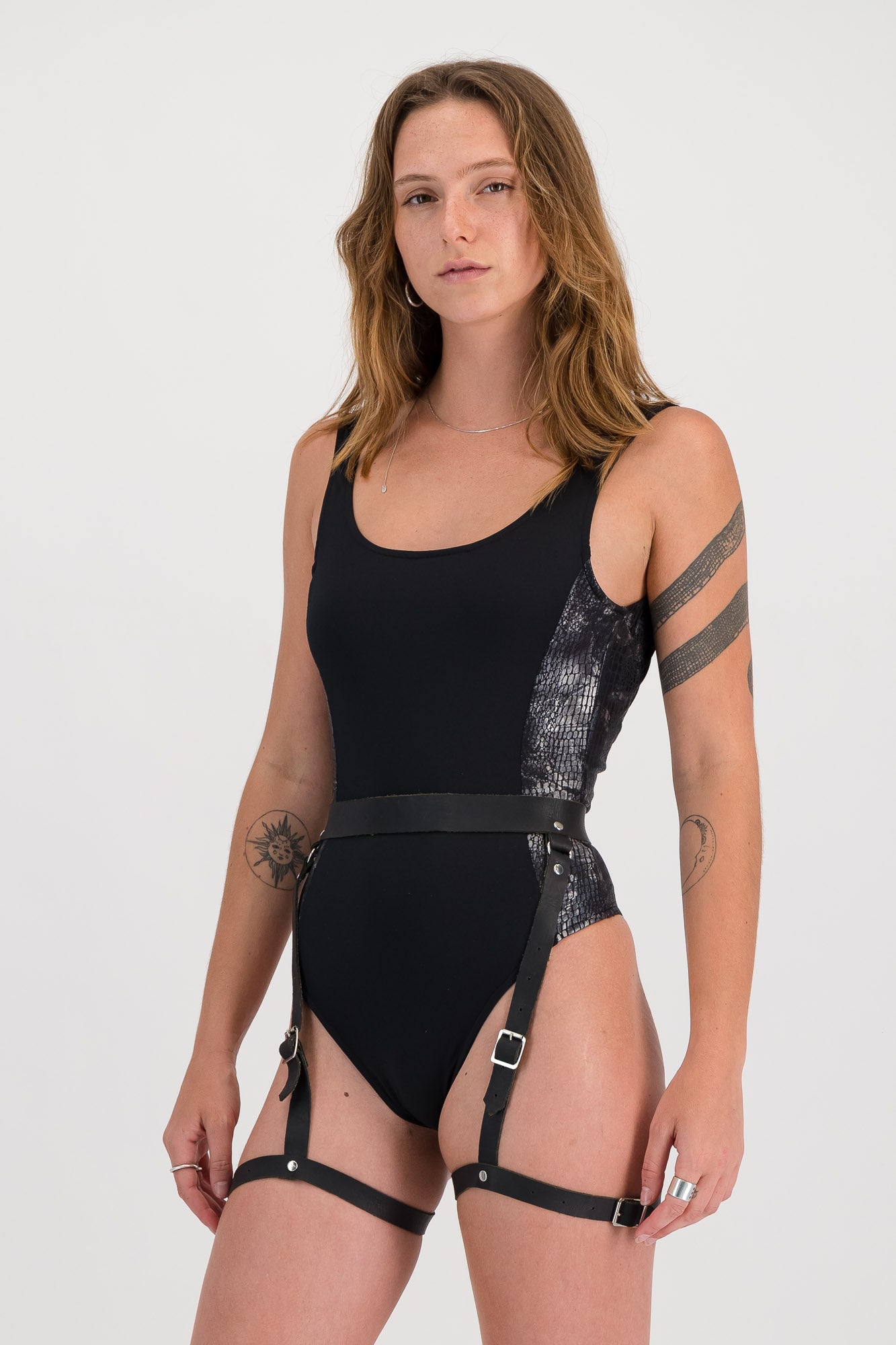 Body Harness Leather - Waist and Thigh